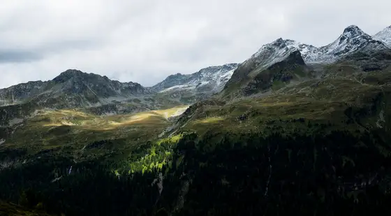 Le vedrette che circondano il Rifugio Roma o Kasseler Hutte
