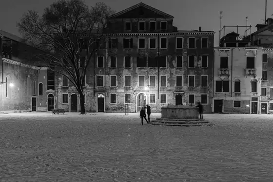 Nevicata a Venezia