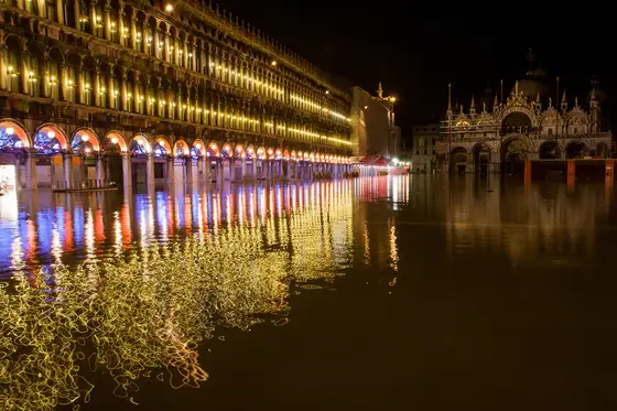 La straordinaria acqua alta della notte di Natale 2009