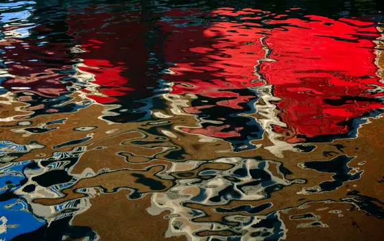 riflessi colorati a Venezia
