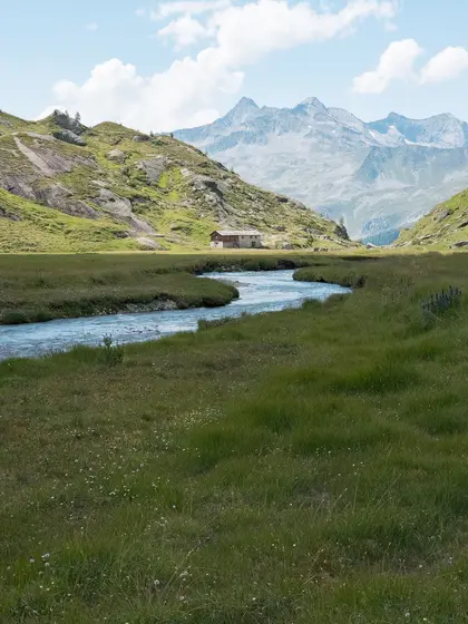 La malga Rossa, ora sfortunatamente chiusa